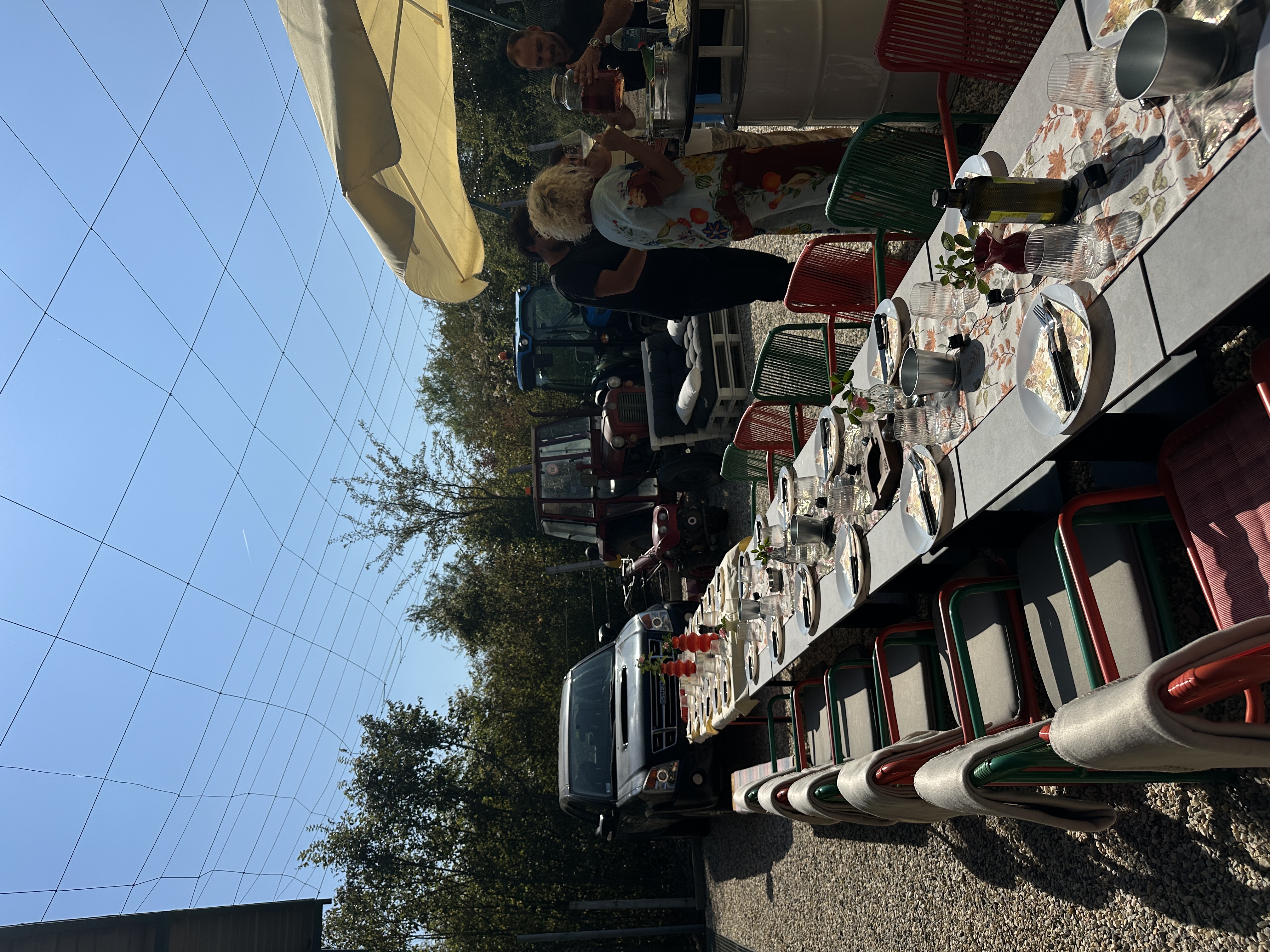 Private outdoor dinner at Anjino Vino vineyard